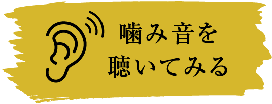 噛み音を聞いてみる PC