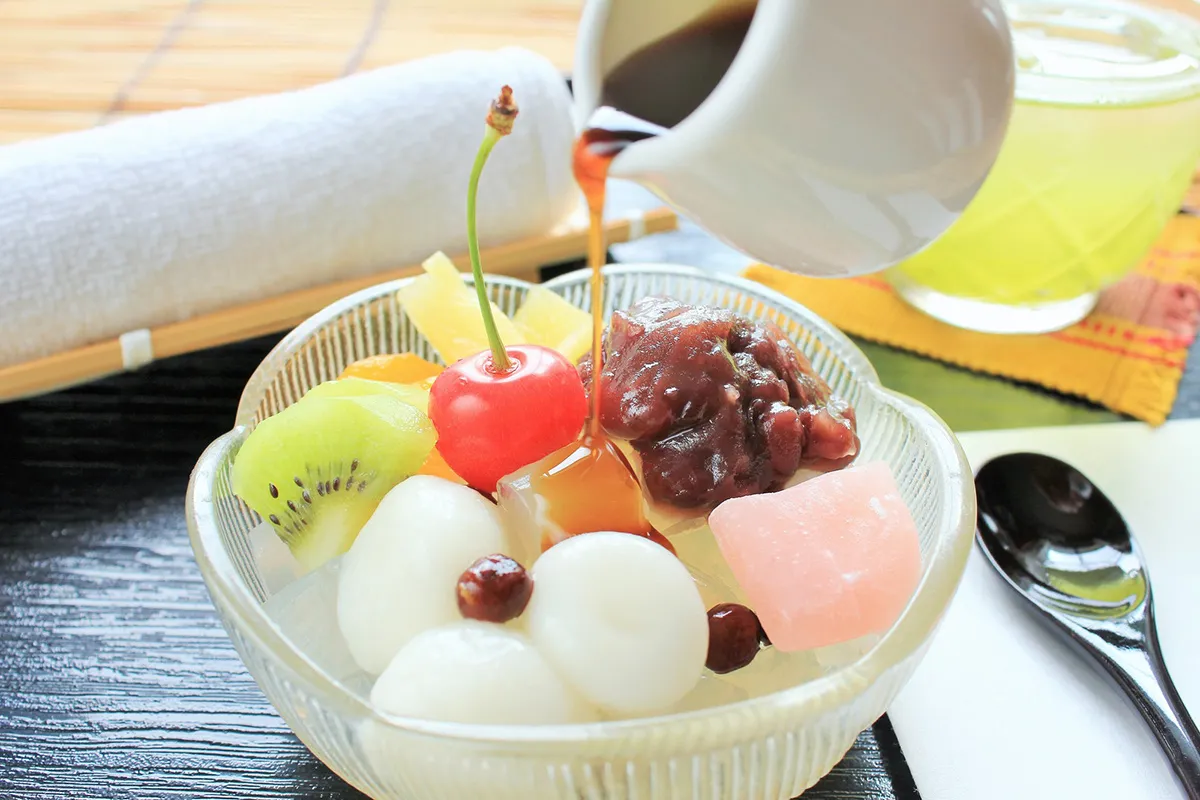 あんみつ☆さま確認用 あんみつの中身はお豆に白玉、寒天に求肥も？夏のおすすめひんやりスイーツ